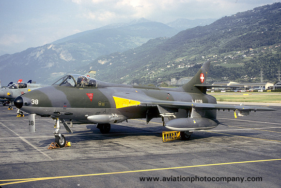 Swiss Air Force Hawker Hunter F.58 J-4038 (1989)