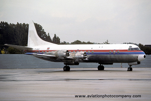 APSA Aeroservicios Puntarenas Lockheed L-188AF Electra TI-ALK (1978)