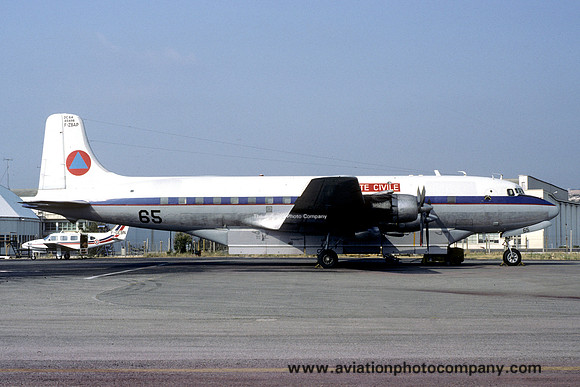 French Securite Civile Douglas DC-6A F-ZBAP/65 (1986)