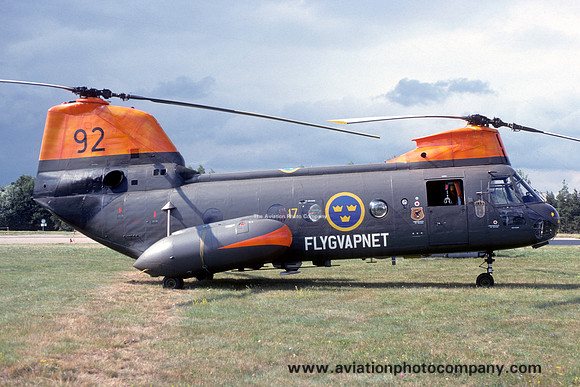 Swedish Air Force Vertol 107 4452/92 (1976)