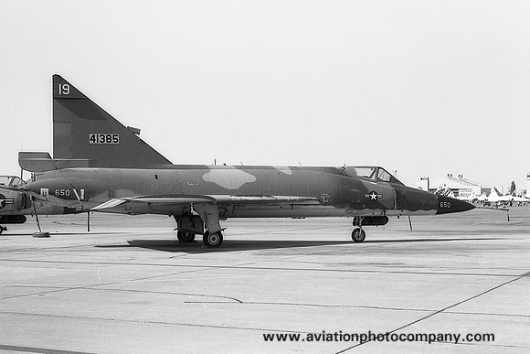 USAF 6580 TW Convair QF-102A Delta Dart 54-1385 (1978)