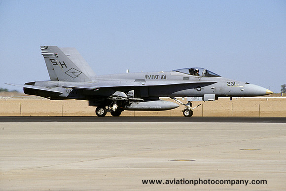 US Marines VMFAT-101 McDonnell Douglas F/A-18C Hornet 163742/SH-231 (2000)