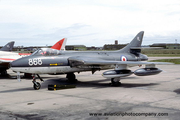 Royal Navy FRADU Hawker Hunter GA.11 WT744/VL868 (1983)