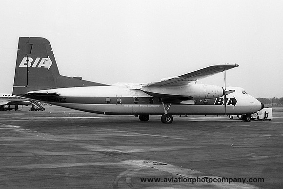 BIA British Island Airways Handley Page Herald G-AVEZ