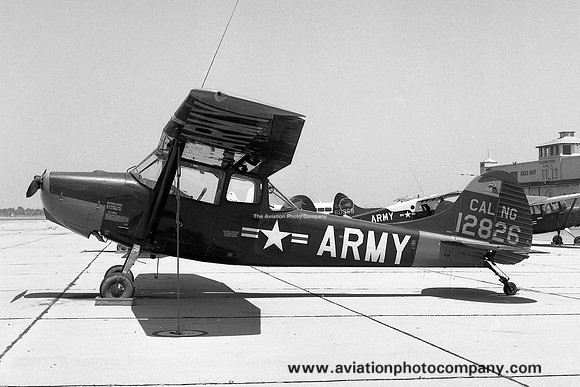 US Army California ArNG 140 Avn Btn Cessna O-1A Bird Dog 51-2826 (1966)