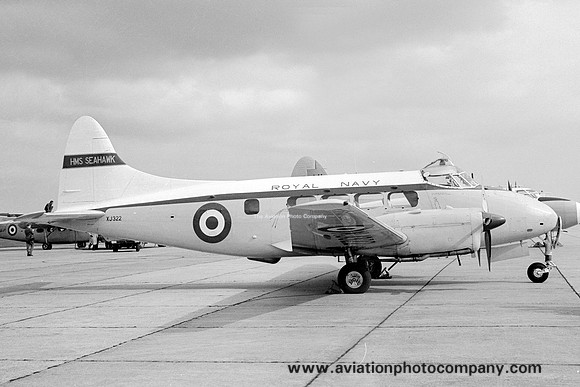 Royal Navy HMS Sea Hawk De Havilland Sea Devon C.20 XJ322 (1968)
