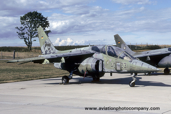 German Air Force Dassault/Dornier Alpha Jet 40+23 at Eggebek (2003)