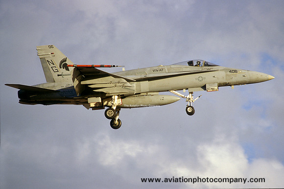 US Navy VFA-147 McDonnell Douglas F/A-18C Hornet 163705/NG-406 (2000)