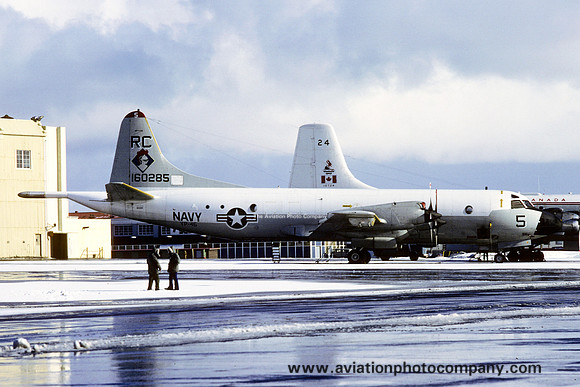 US Navy VP-46 Lockheed P-3C Orion 160285/RC5 at Keflavik (1980)