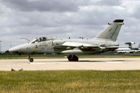 Italian Air Force 51 Stormo Aeritalia AMX MM7145/51-44 at RAF Waddington (2004)