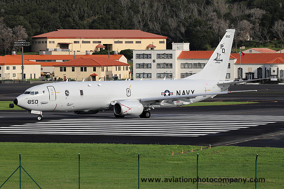 US Navy VP-9 Boeing P-8A Poseidon 168850/PD at Lajes (2023)