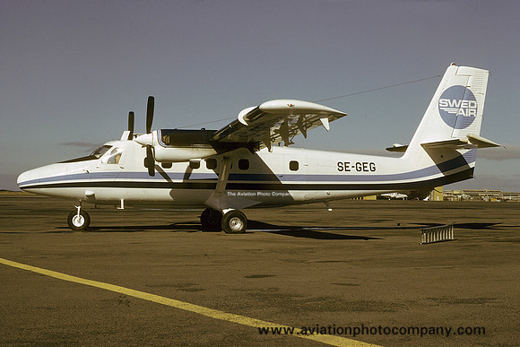 Swedair DHC-6-300 Twin Otter SE-GEG (1979)