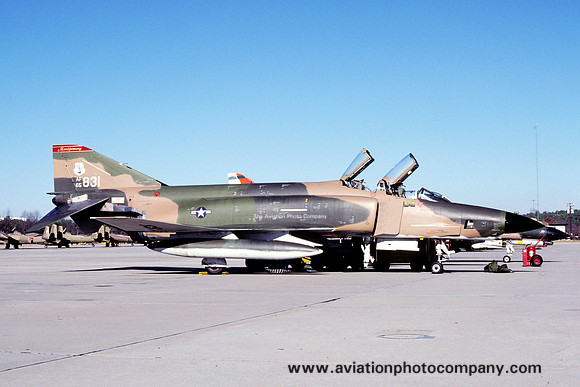 USAF Alabama ANG 106 TRS McDonnell RF-4C Phantom 65-0831 (1978)