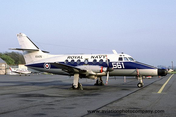 Royal Navy 750 Squadron HP Jetstream T.2 XX476/CU561 (1987)