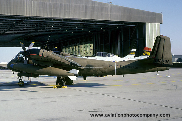 US Army USAAEF Grumman OV-1C Mohawk 61-2726 at Edwards AFB (1980)