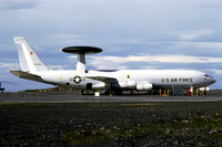 USAF 552 AWACW Boeing E-3A Sentry 75-0556 at Keflavik (1979)