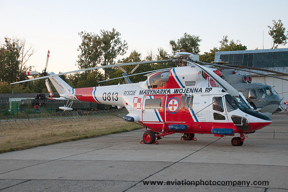 Polish Navy 28 elMW PZL W-3WARM 0813 at the Radom Airshow (2013)