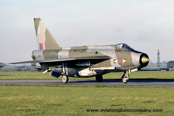 RAF 11 Squadron English Electric Lightning F.6 XR772/C (1977)