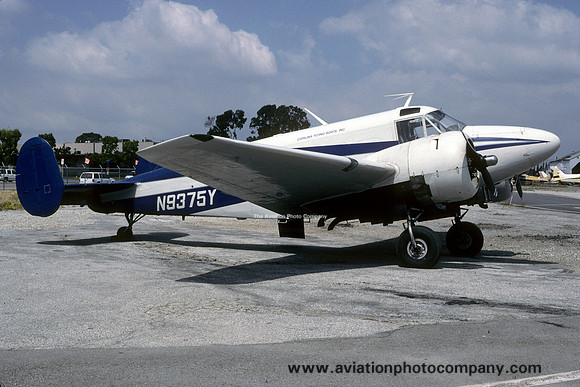 Catalina Flying Boats Beech G18S N9375Y at Long Beach (1998)