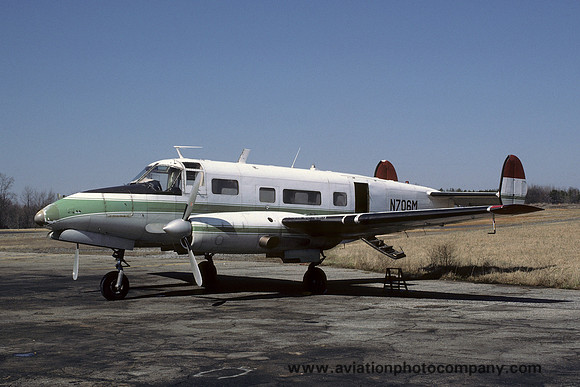 Beech 18 (TC-45J) Volpar Turboliner N706M (1985)