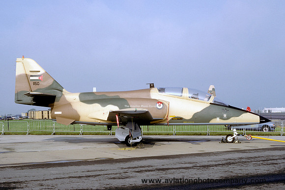 Jordanian Air Force CASA C-101CC Aviojet 1150 at IAT Fairford (1987)