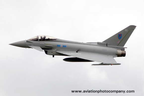 RAF 6 Squadron BAE Typhoon FGR.4 ZK334/EC (2012)