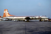 Transmeridian Air Cargo/Tropical Airlines Canadair CL-44D4-2 G-AZKJ (1979)