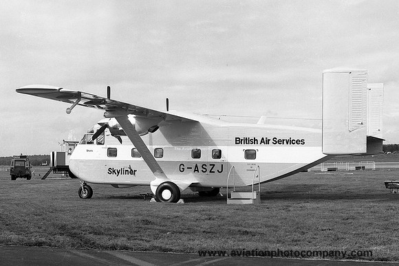 British Air Services Short Skyvan G-ASZJ (1970)
