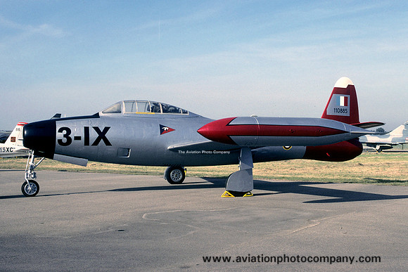 French Air Force Republic F-84G 110885/3-IX displayed at Salon (2003)