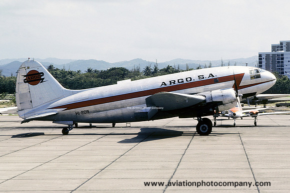 Aerolineas Argo Curtiss C-46F HI-209 (1979)