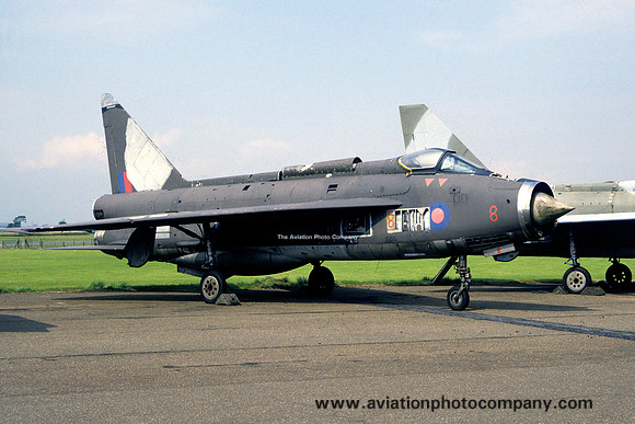 RAF English Electric Lightning F.1A XM181 decoy at RAF Binbrook (1986)