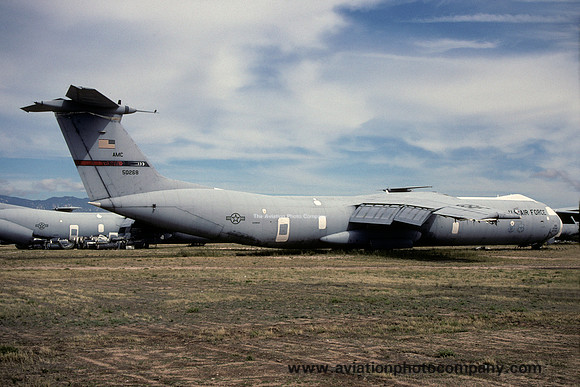 USAF 60/349 AMW Lockheed C-141B Starlifter 65-0268 at AMARC Davis Monthan (2000)