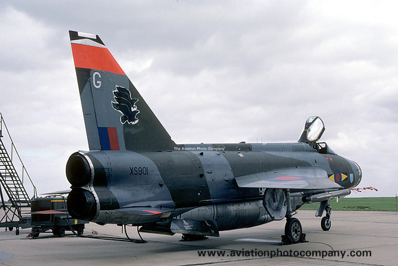 RAF 11 Squadron English Electric Lightning F.6 XS901/G (1976)
