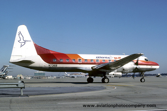 Atlantic Gulf Convair 580 N73168 (1983)