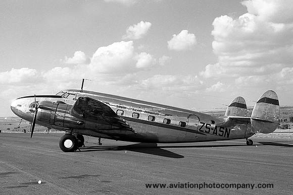 South African Airways Lockheed Lodestar ZS-ASN (1979)