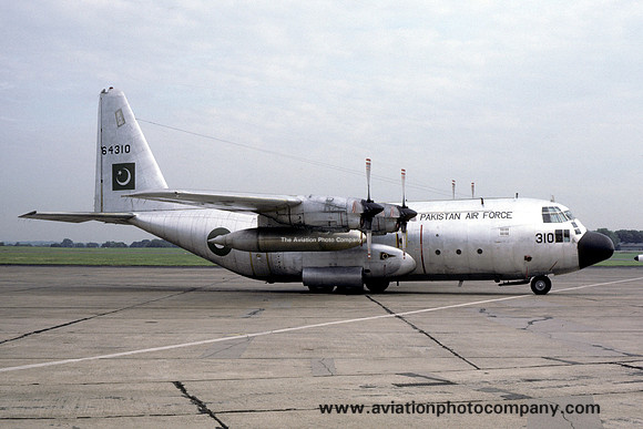 Pakistan Air Force 6 Squadron Lockheed C-130E Hercules 64310 (1986)