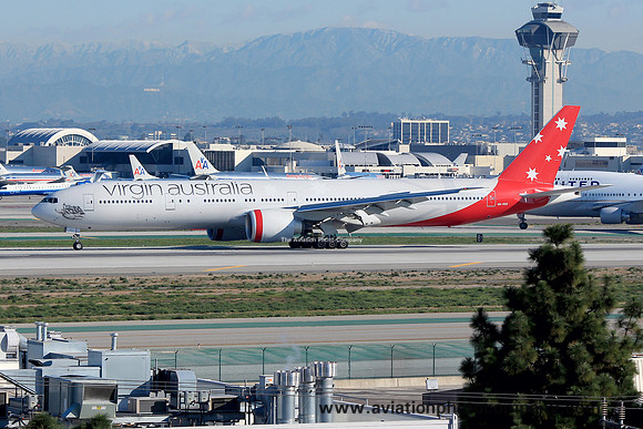Virgin Australia Boeing 777-300ER VH-VOZ at Los Angeles IAP (2013)