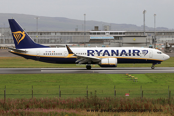 Ryanair Boeing 737-8 EI-IHS at Prestwick (2024)