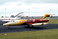 Forestal Islas Del Sur S. A. Learjet 36 LV-LOG at Newcastle (1975)
