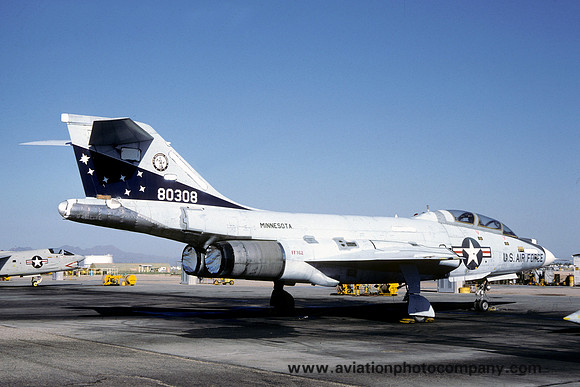 USAF Minnesota ANG 179 FIS McDonnell F-101B Voodoo 58-0308 (1980)