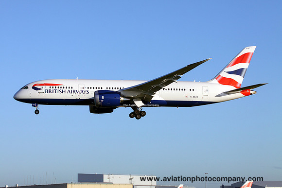 British Airways Boeing 787-8 G-ZBJC at London Heathrow (2013)