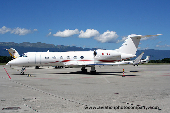Falcon Aviation Services Gulfstream IV A6-FLG at Geneva (2008)