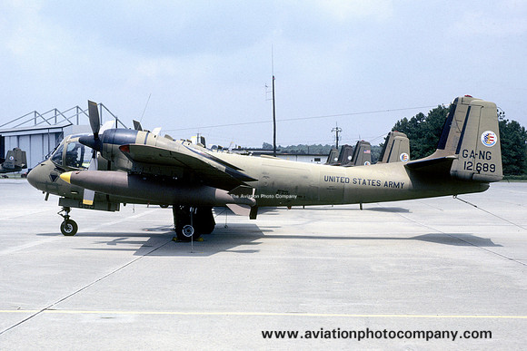 US Army Georgia ArNG Grumman OV-1C Mohawk 61-2689 (1980)