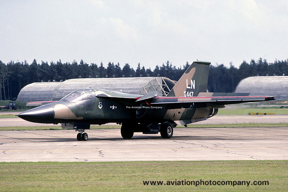 USAF 48 TFW General Dynamics F-111F 72-1447/LN at RAF Lakenheath (1978)