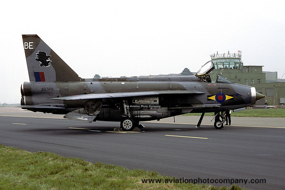 RAF 11 Squadron English Electric Lightning F.6 XR769/BE (1987)