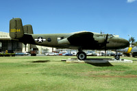 USAF North American B-25B Mitchell 40-2344 displayed at Hickam AFB (1979)