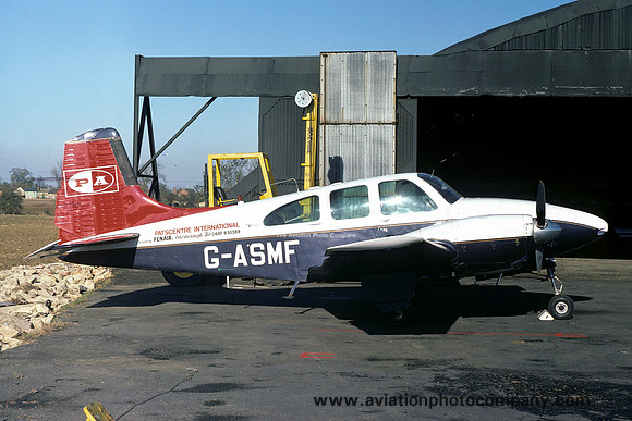 Fenair Patscentre International Beech D95A Travel Air G-ASMF (1977)
