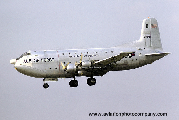 USAF Oklahoma Air National Guard 125th Military Airlift Squadron Douglas C-124C Globemaster II 52-1079 (1970)