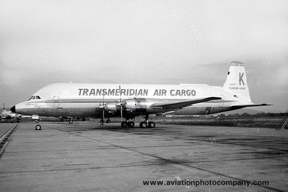 Transmeridian Air Cargo Canadair CL-44 Conroy N447T (1976)