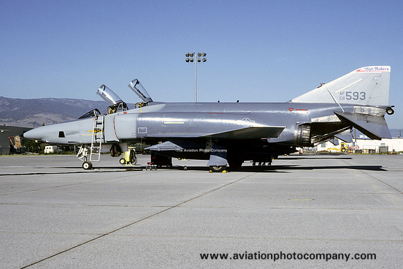 USAF Nevada ANG 192 TRS McDonnell RF-4C Phantom 68-0593 (1991)